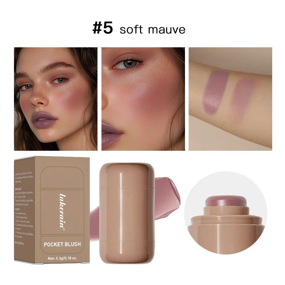 3 en 1 Blush Stick & Lip Gloss – Rubor, Labial y Brillo en un Solo Producto!
