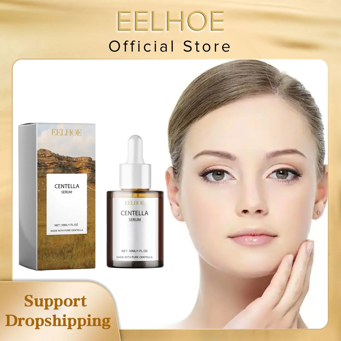 EELHOE Centella Moisturizing Facial Serum – Hidratante, Reafirmante y Rejuvenecedor