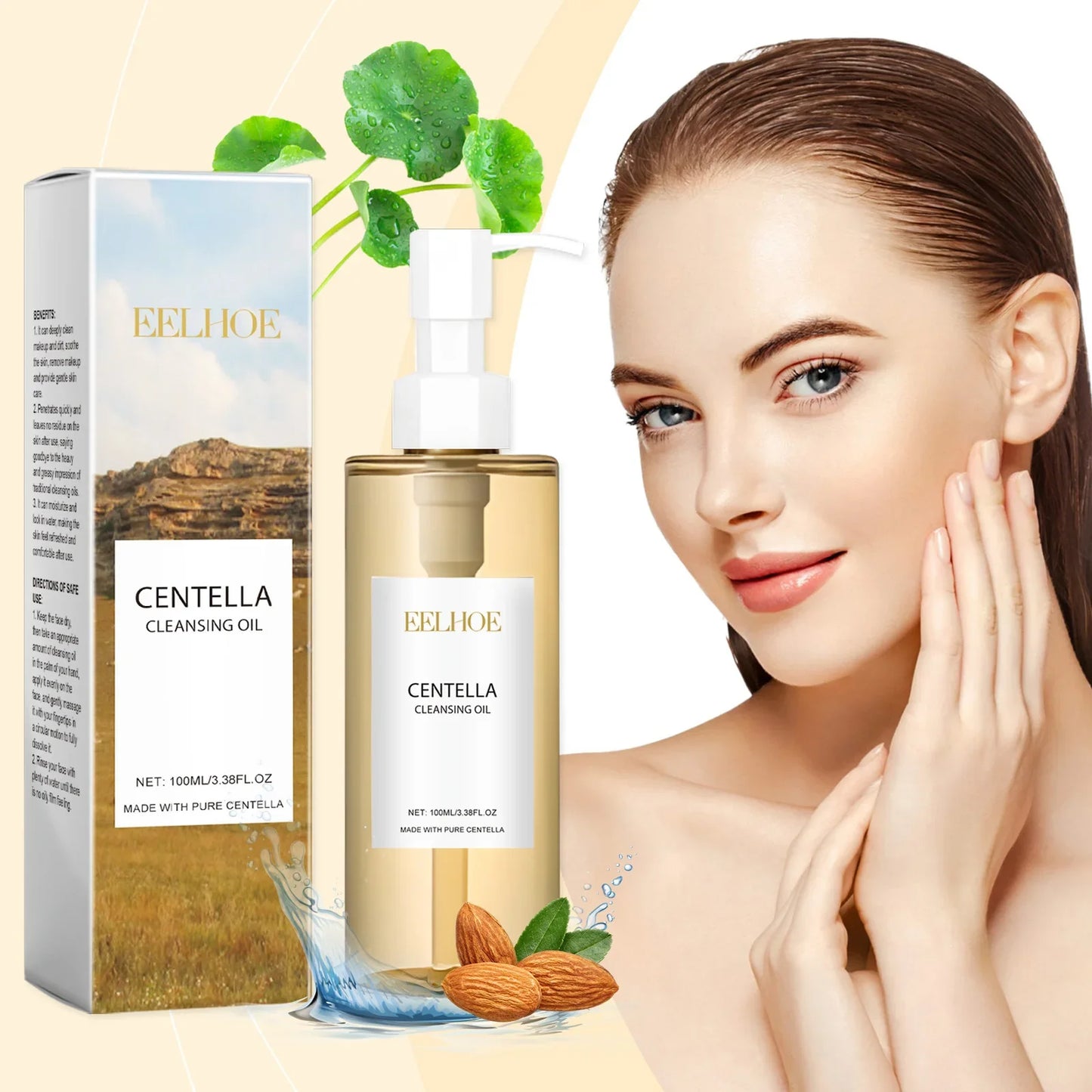 EELHOE Centella Cleansing Oil – Limpiador Facial Suave y Efectivo para Piel Sensible