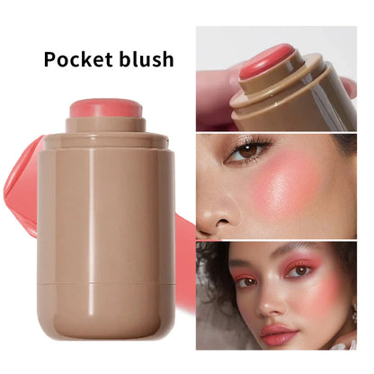 3 en 1 Blush Stick & Lip Gloss – Rubor, Labial y Brillo en un Solo Producto!