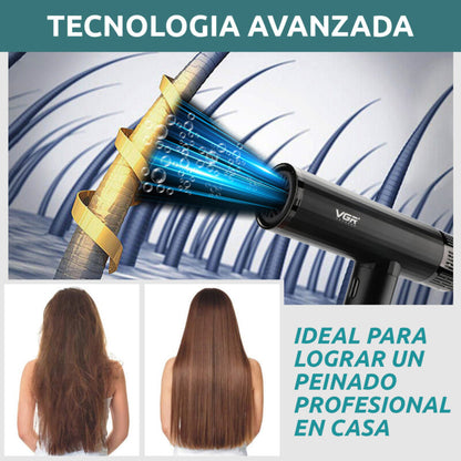 Secador de Pelo VGR V-427 BLDC 1900W – Profesional Iónico para Salón
