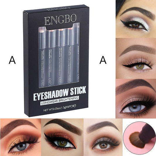 Versatile EyeShadow Duo Stick Set – Sombra de Ojos Cremosa y de Larga Duración